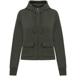 Native Spirit Womens/Ladies Full Zip Hoodie / Natural Khaki